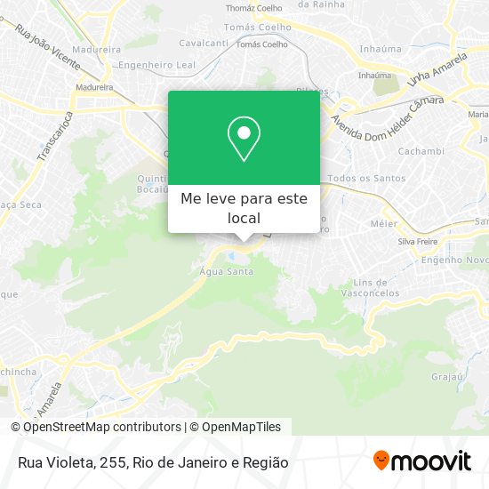 Rua Violeta, 255 mapa