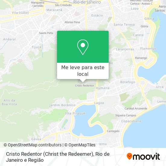 Cristo Redentor (Christ the Redeemer) mapa