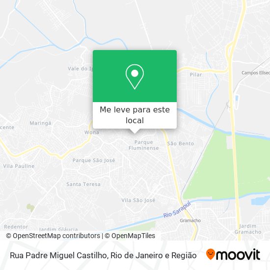 Rua Padre Miguel Castilho mapa