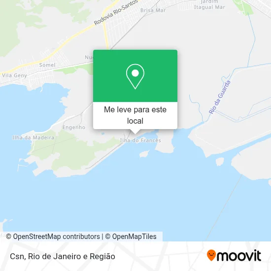 Csn mapa