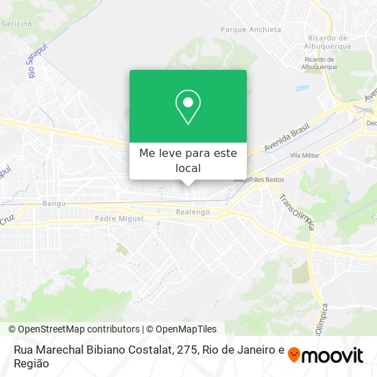 Rua Marechal Bibiano Costalat, 275 mapa