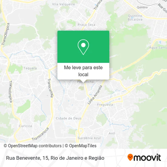 Rua Benevente, 15 mapa