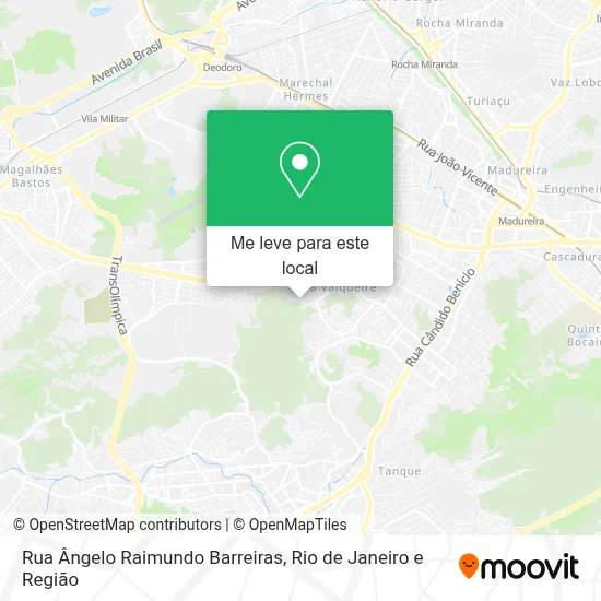 Rua Ângelo Raimundo Barreiras mapa
