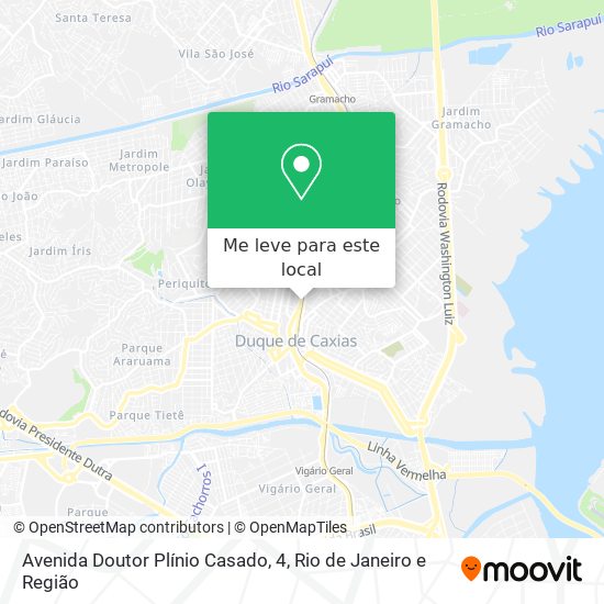 Avenida Doutor Plínio Casado, 4 mapa