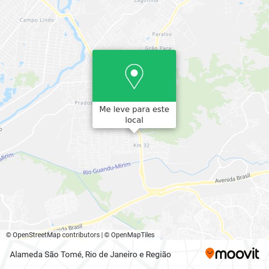 Alameda São Tomé mapa