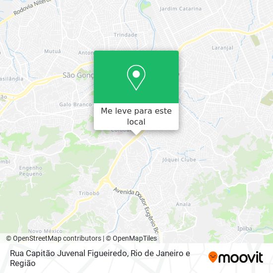 Rua Capitão Juvenal Figueiredo mapa