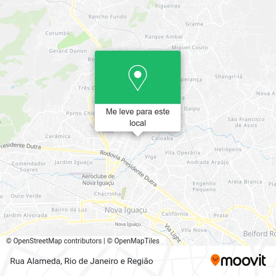Rua Alameda mapa