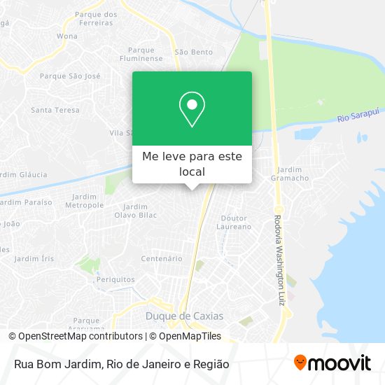 Rua Bom Jardim mapa