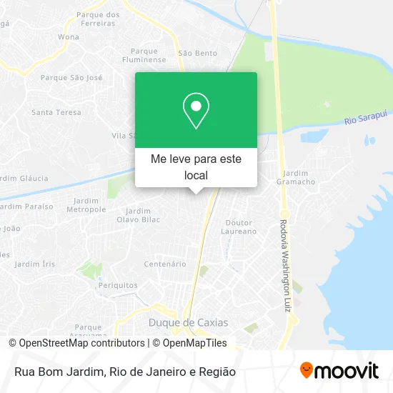Rua Bom Jardim mapa