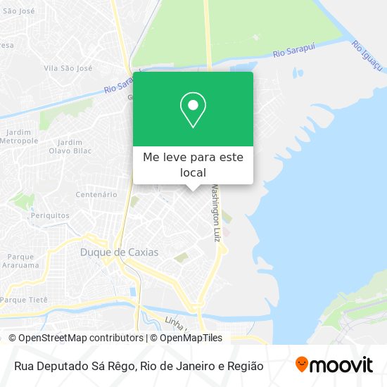 Rua Deputado Sá Rêgo mapa
