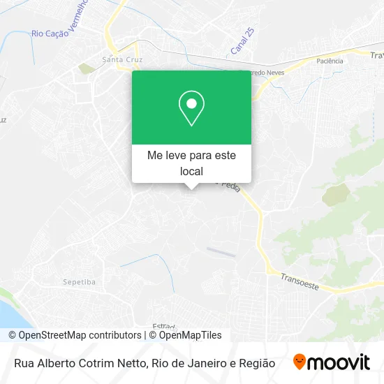 Rua Alberto Cotrim Netto mapa