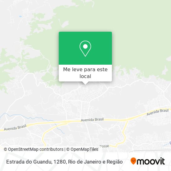 Estrada do Guandu, 1280 mapa