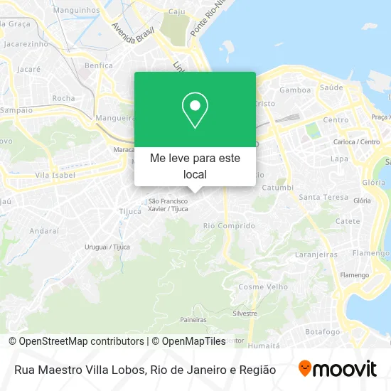 Rua Maestro Villa Lobos mapa