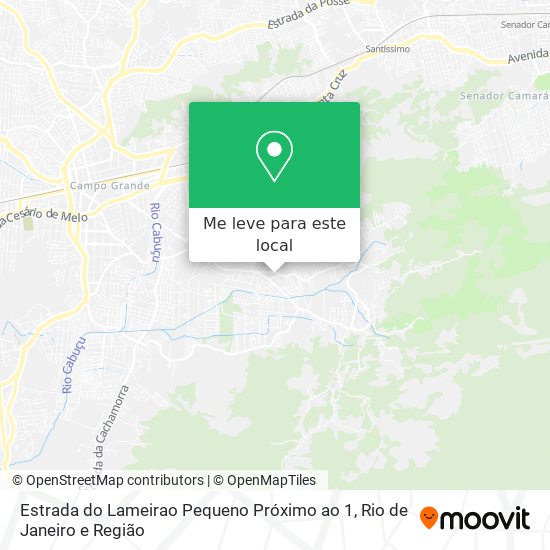 Estrada do Lameirao Pequeno Próximo ao 1 mapa