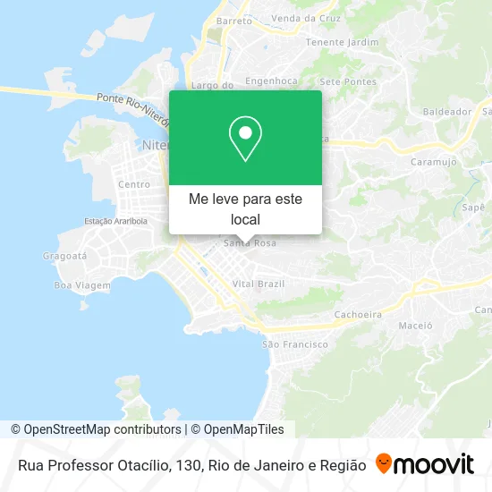 Rua Professor Otacílio, 130 mapa