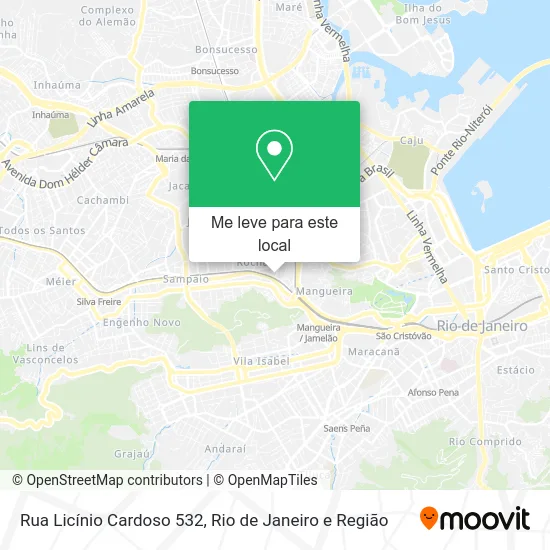 Rua Licínio Cardoso 532 mapa