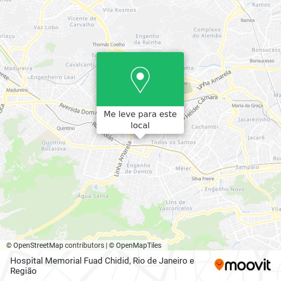 Hospital Memorial Fuad Chidid mapa