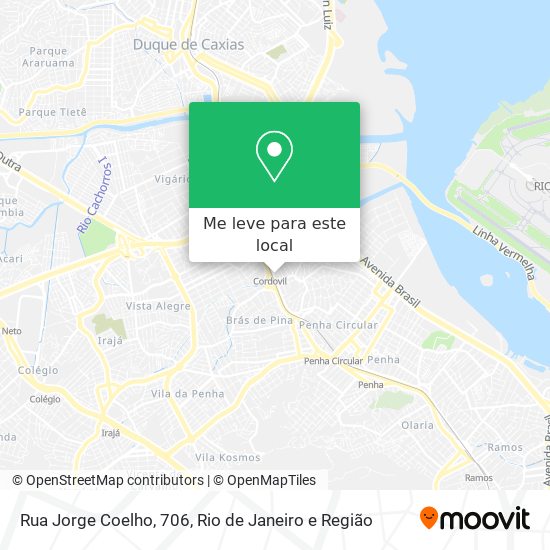 Rua Jorge Coelho, 706 mapa