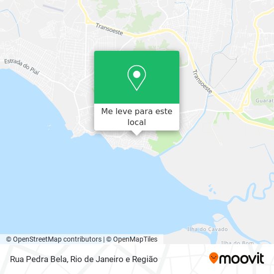 Rua Pedra Bela mapa