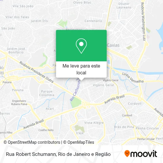 Rua Robert Schumann mapa