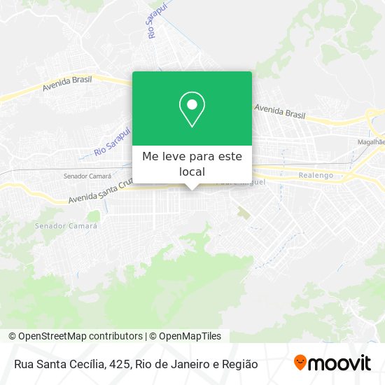 Rua Santa Cecília, 425 mapa