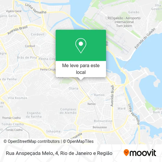 Rua Anspeçada Melo, 4 mapa