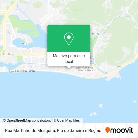 Rua Martinho de Mesquita mapa