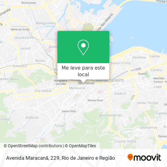 Avenida Maracanã, 229 mapa