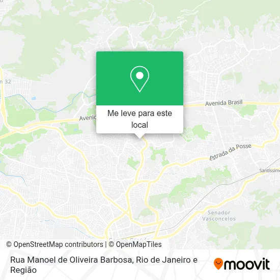 Rua Manoel de Oliveira Barbosa mapa