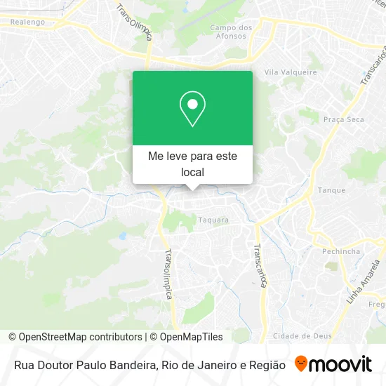Rua Doutor Paulo Bandeira mapa