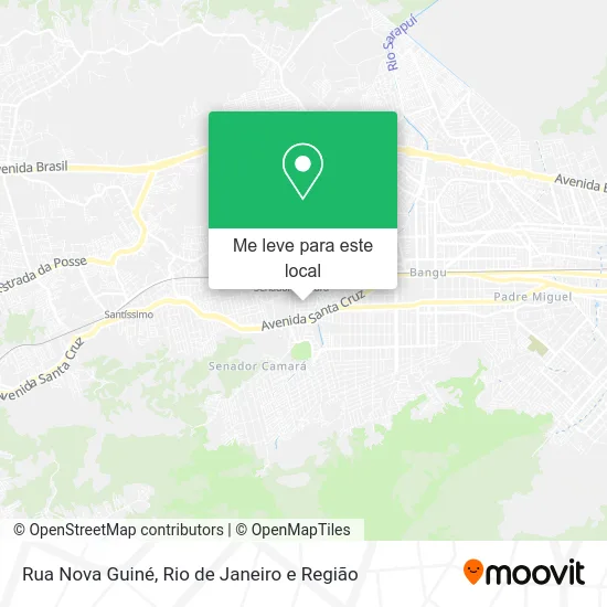 Rua Nova Guiné mapa