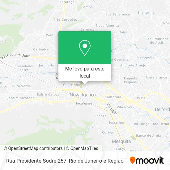 Rua Presidente Sodré 257 mapa