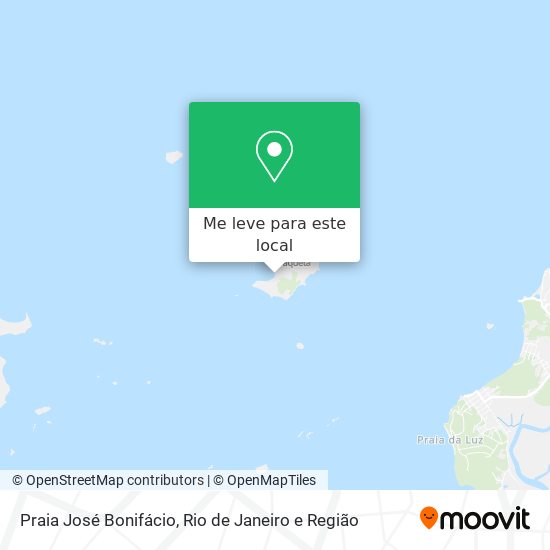 Praia José Bonifácio mapa
