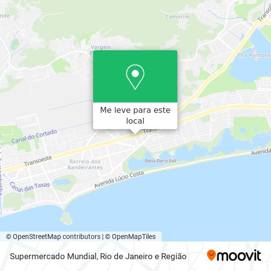 Supermercado Mundial mapa