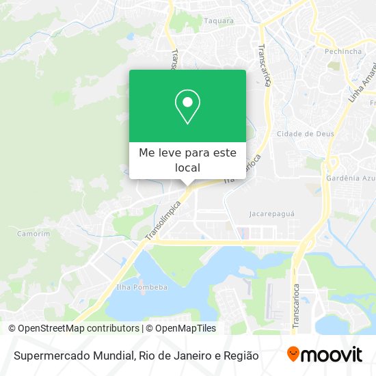 Supermercado Mundial mapa