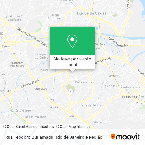 Rua Teodoro Burlamaqui mapa