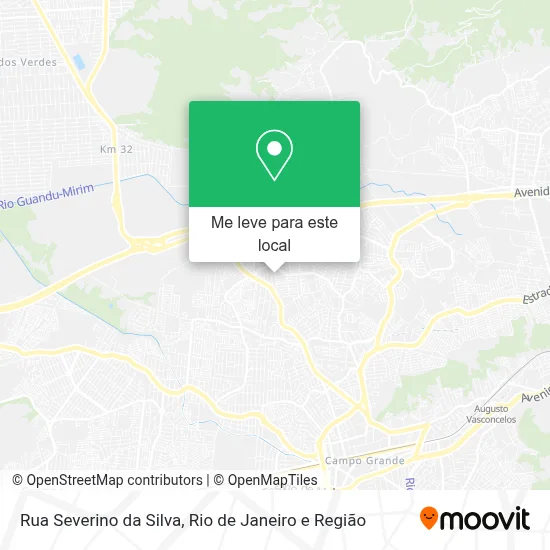 Rua Severino da Silva mapa
