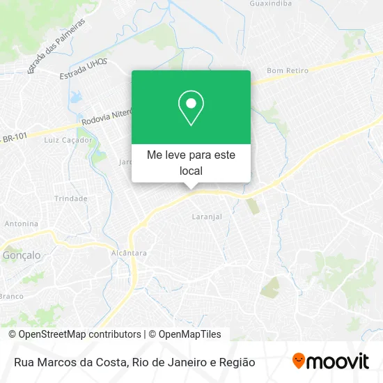 Rua Marcos da Costa mapa
