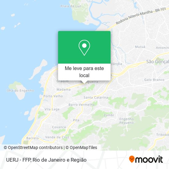 UERJ - FFP mapa