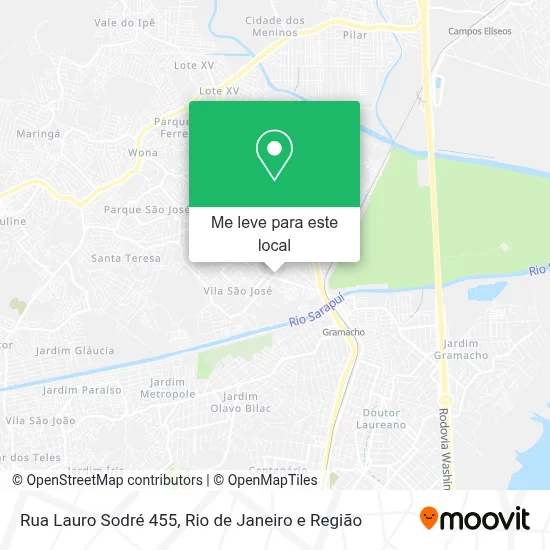 Rua Lauro Sodré 455 mapa