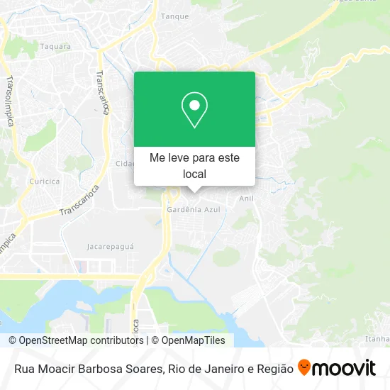 Rua Moacir Barbosa Soares mapa