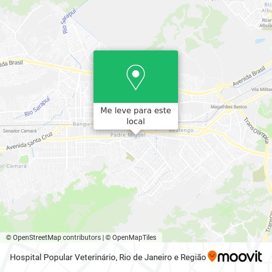 Hospital Popular Veterinário mapa