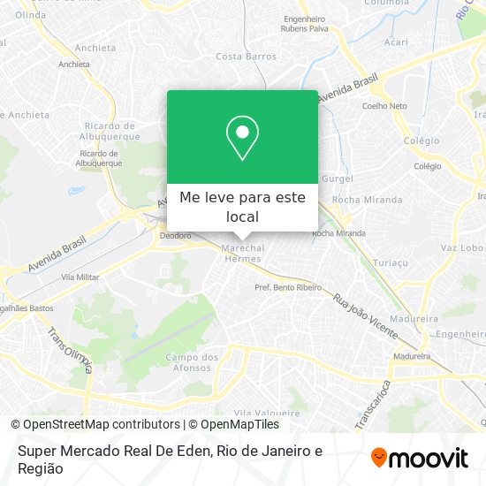 Super Mercado Real De Eden mapa