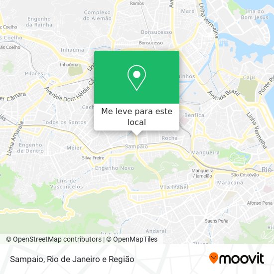 Sampaio mapa