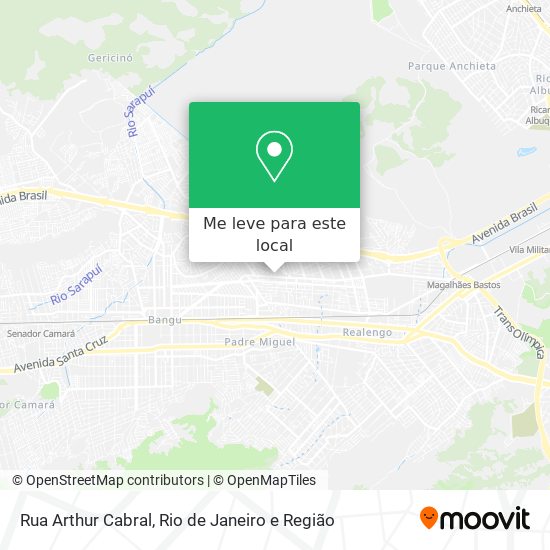 Rua Arthur Cabral mapa