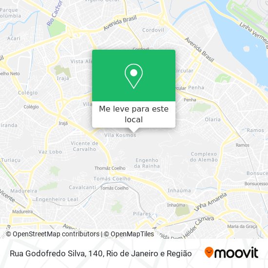 Rua Godofredo Silva, 140 mapa