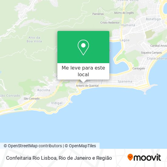 Confeitaria Rio Lisboa mapa