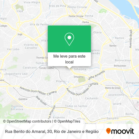 Rua Bento do Amaral, 30 mapa