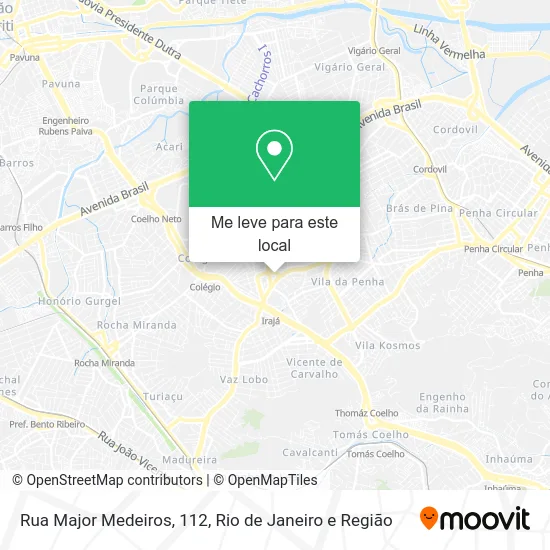 Rua Major Medeiros, 112 mapa