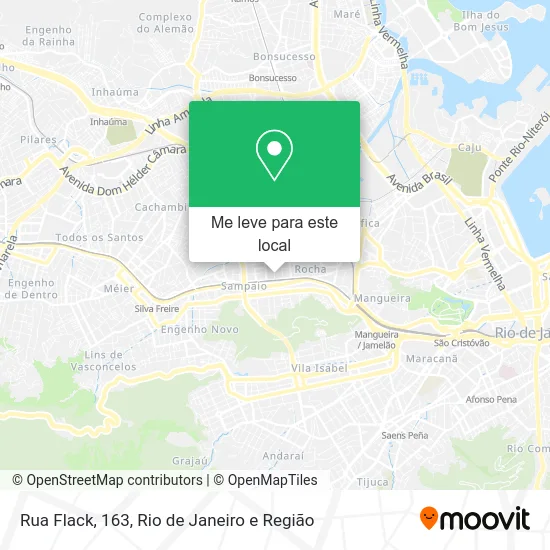 Rua Flack, 163 mapa